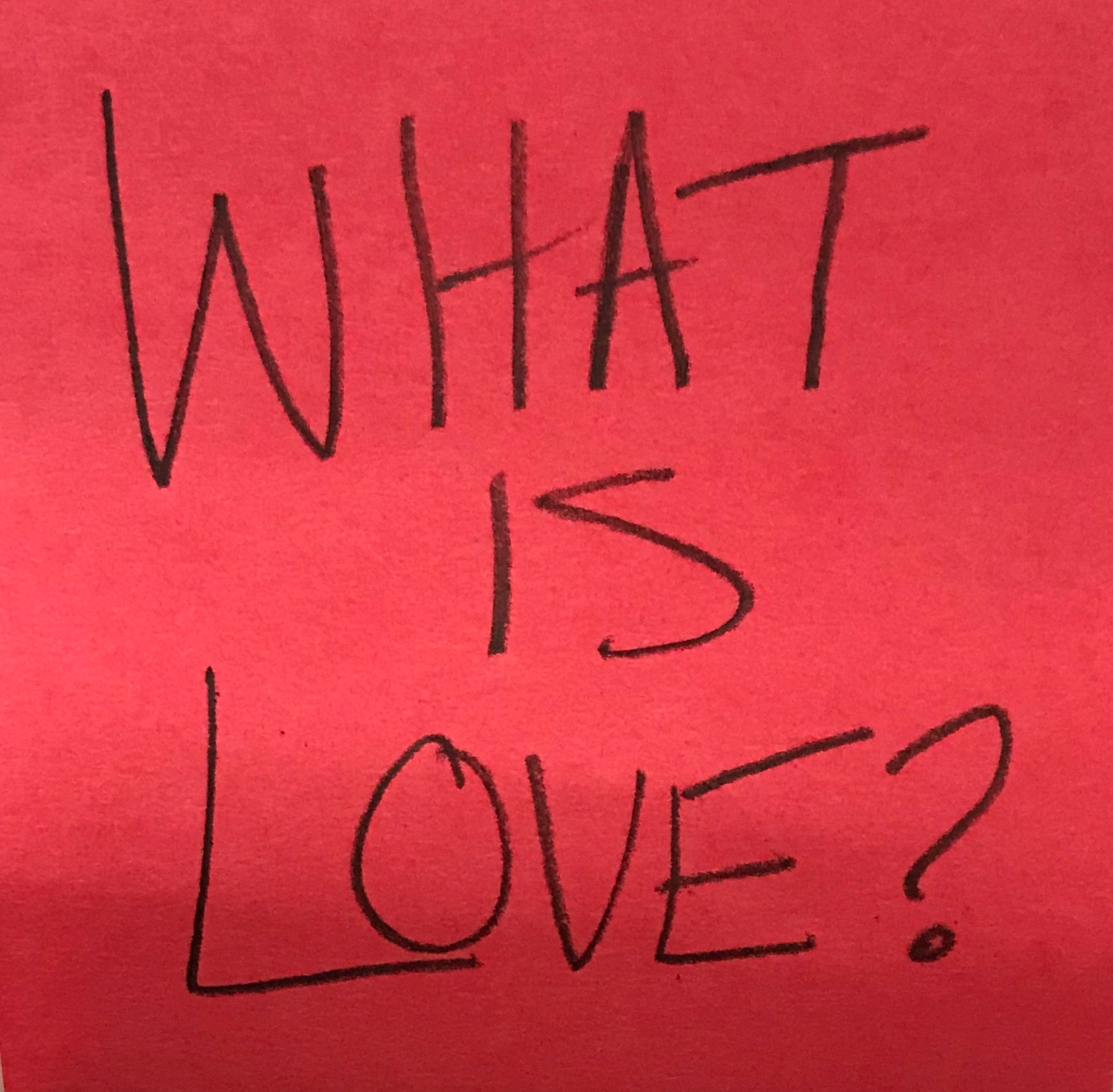 What is love? The Answer Wall