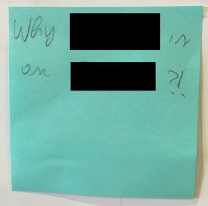 Why [redacted name] is a [redacted expletive]?