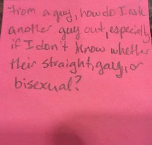 From a guy, how do I ask another guy out, especially if I don't know whether their straight, gay, or bisexual?