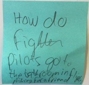 How do fighter pilots go to the bathroom in flight? Asking for a friend.