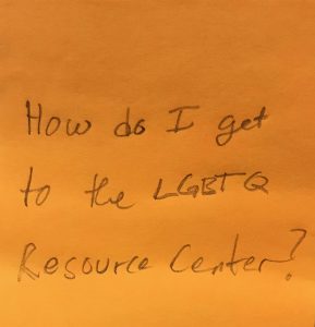 How do I get to the LGBTQ Resource Center?