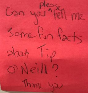 Can you please tell me some fun facts about Tip O'Neill? Thank you!