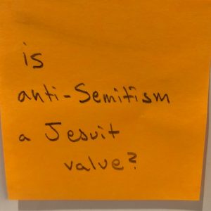 is anti-Semitism a Jesuit value?