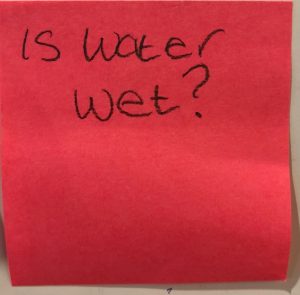 Is water wet?