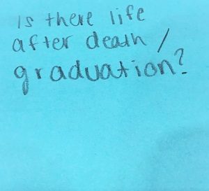 Is there life after death/graduation?