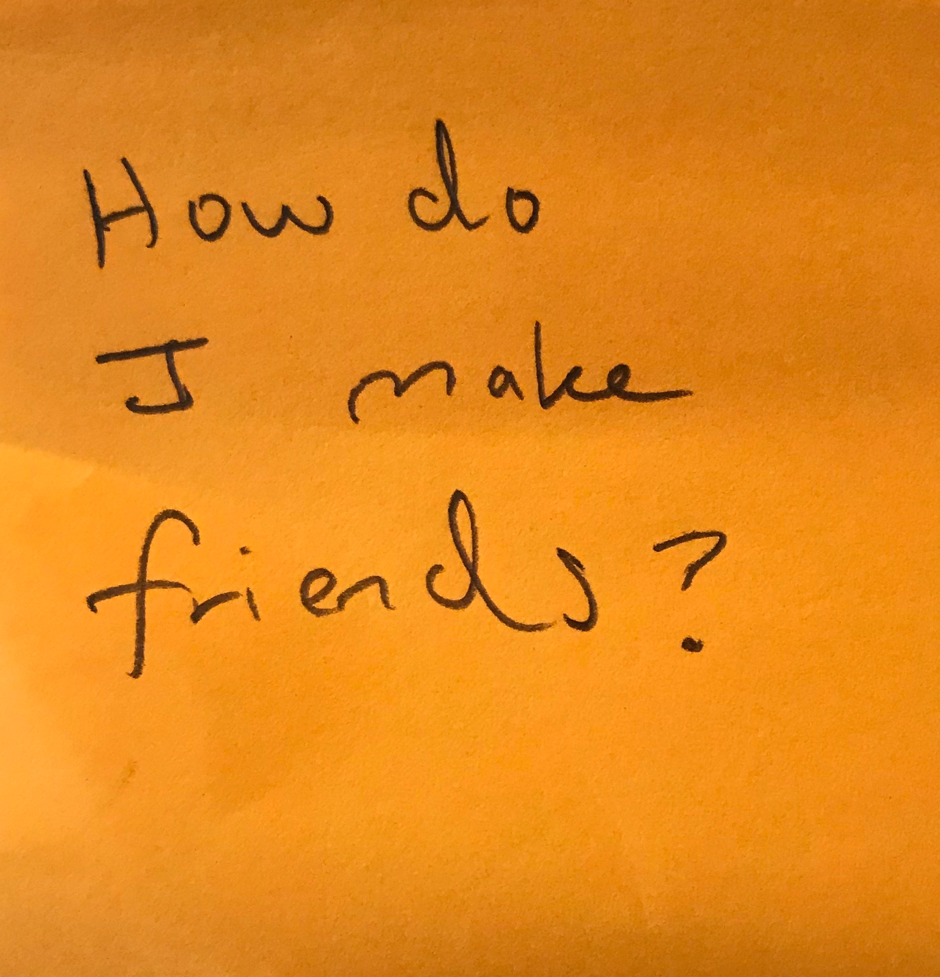 how-do-i-make-friends-the-answer-wall