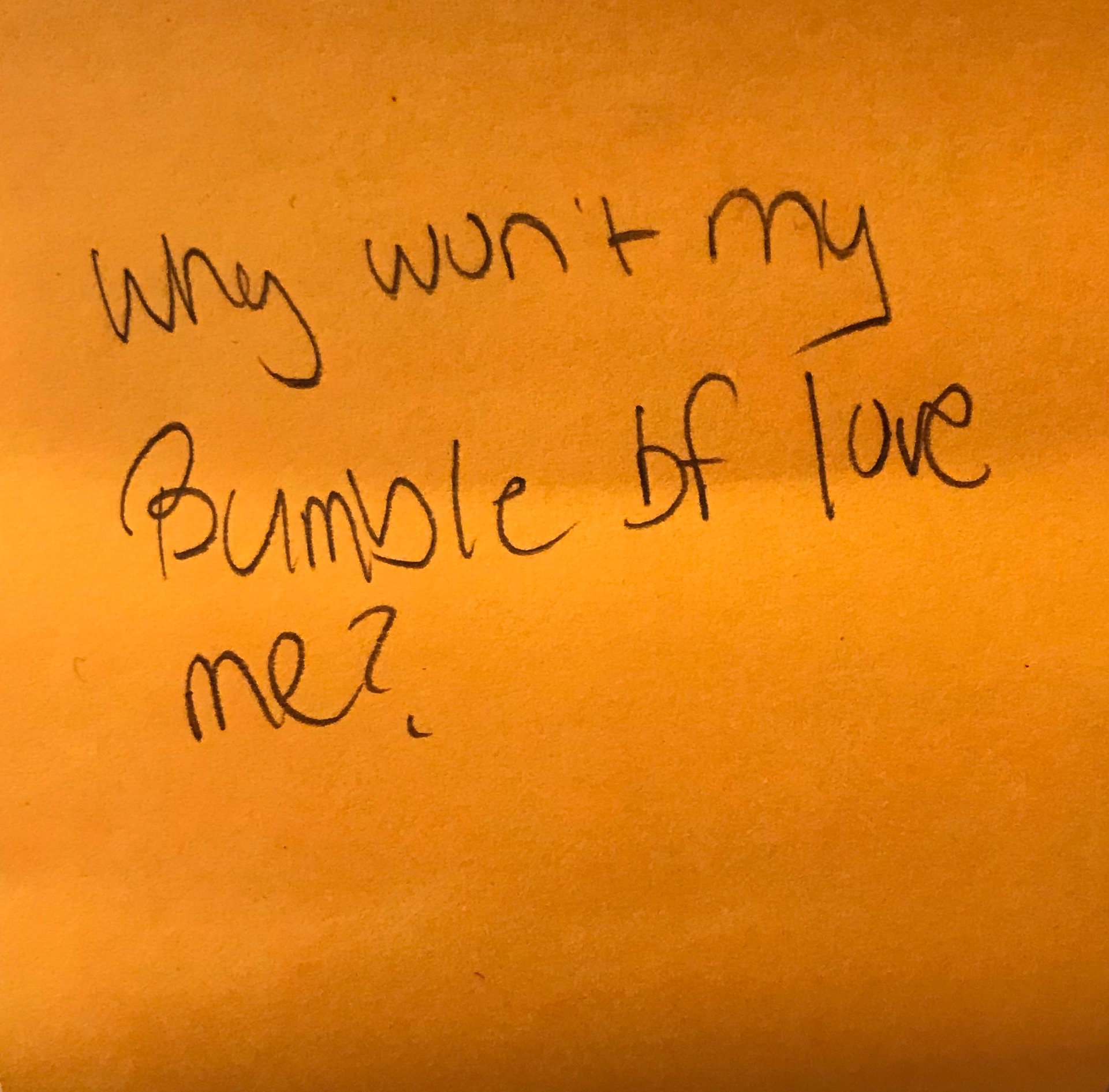 Why Wont My Bumble Bf Love Me The Answer Wall 