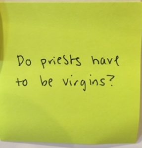Do priests have to be virgins?