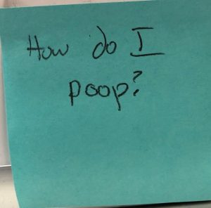 How do I poop?
