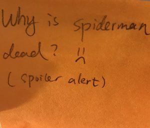 Why is Spider-Man dead? ;( (Spoiler Alert)