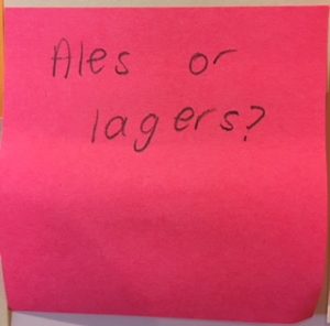 Ales or lagers?