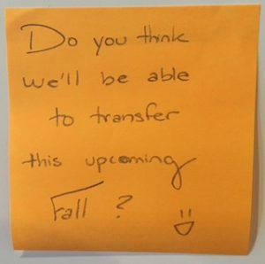 Do you think we'll be able to transfer this upcoming Fall? :D