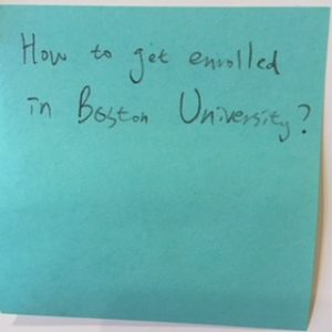 How to get enrolled in Boston University?