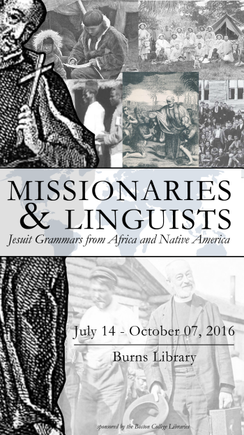 Missionaries & Linguists exhibit poster