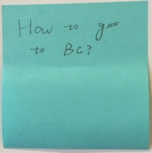 How to get to BC?