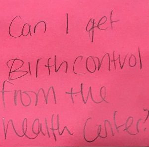 Can I get birth control from the health center?