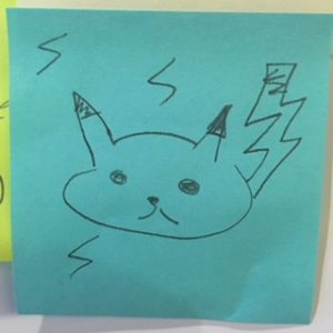(drawing of pikachu?)
