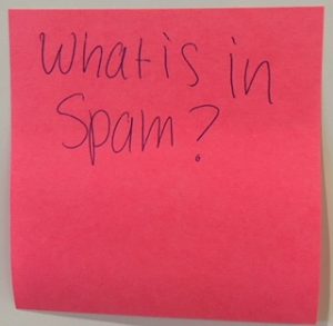 What is in Spam?