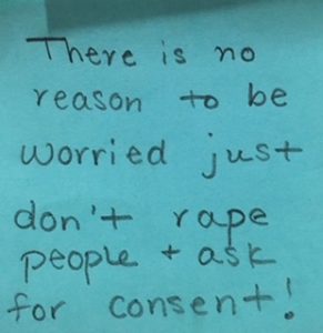 There is no reason to be worried just don't rape people + ask for consent!
