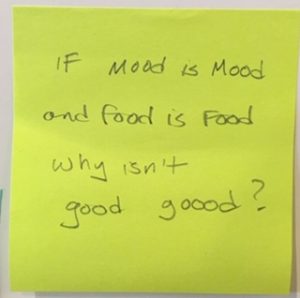 If mood is mood and food is food why isn't good goood?