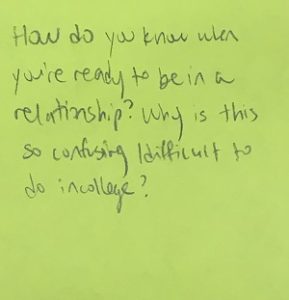 How do you know when you're ready to be in a relationship? Why is this so confusing/difficult to do in college?
