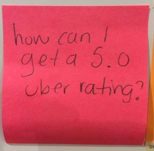 How can I get a 5.0 uber rating?