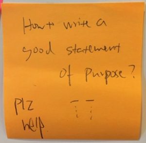 How to write a good statement of purpose? plz help :'(