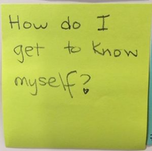 How do I get to know myself?