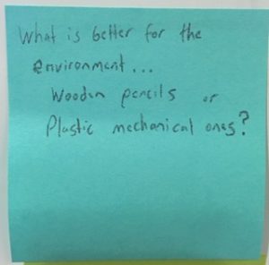 What is better for the environment... wooden pencils or Plastic mechanical ones?