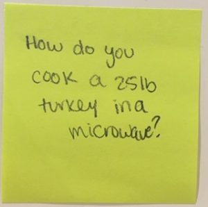 How do you cook a 25lb turkey in a microwave?