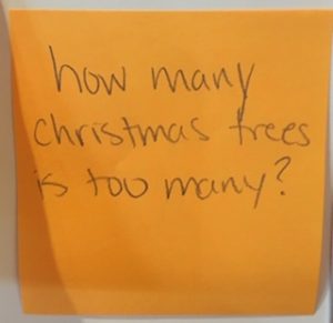 how many christmas trees is too many?