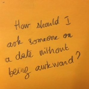 How should I ask someone on a date without being awkward?