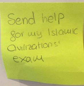 Send help for my Islamic Civilizations exam