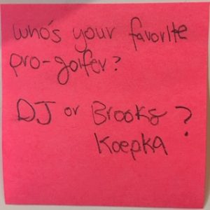 who's your favorite pro-golfer? DJ or Brooks Koepka?