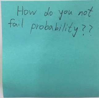 How do you not fail probability??