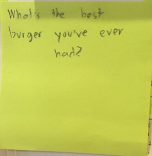 What's the best burger you've ever had?