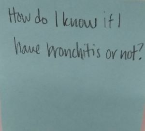 How do I know if I have bronchitis or not?