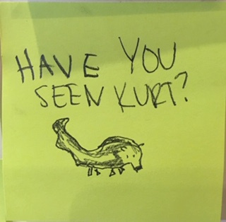 HAVE YOU SEEN KURT? [drawing of skunk]