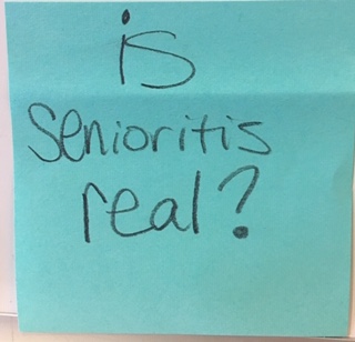 Is senioritis real?
