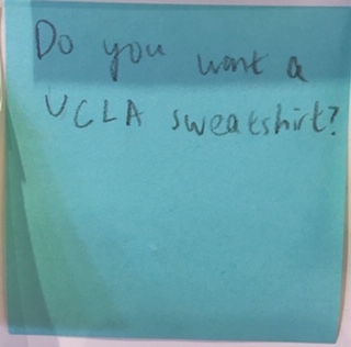 Do you want a UCLA sweatshirt?