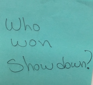 Who won Showdown?
