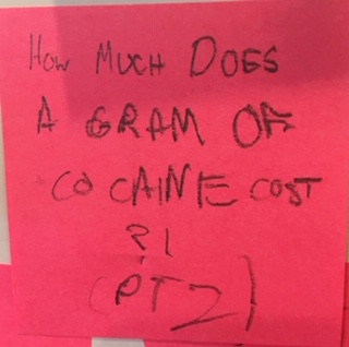How much does a gram of cocaine cost? (pt 2)