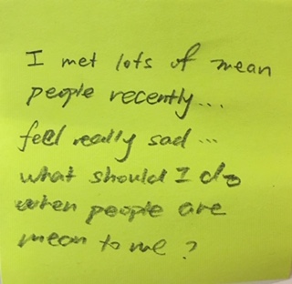 I met lots of mean people recently...feel really sad...what should I do when people are mean to me?