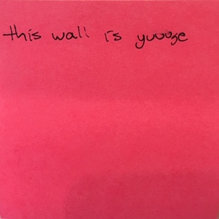 this wall is yuuuge