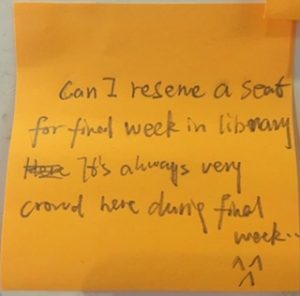 Can I reserve a seat for final week in library? – The Answer Wall