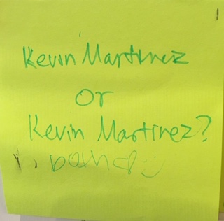 Kevin Martinez or Kevin Martinez? [Response: both ❤️🙂