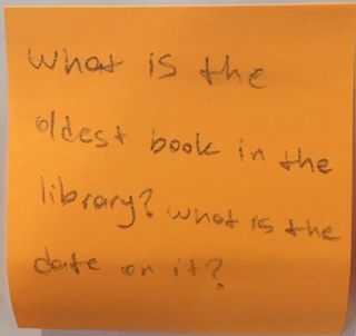 What is the oldest book in the library? What is the date on it?