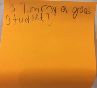 Is Timmy a good student?