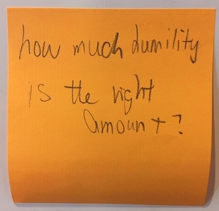 How much humility is the right amount?