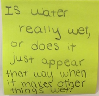 Is water really wet, or does it just appear that way when it makes other things wet?